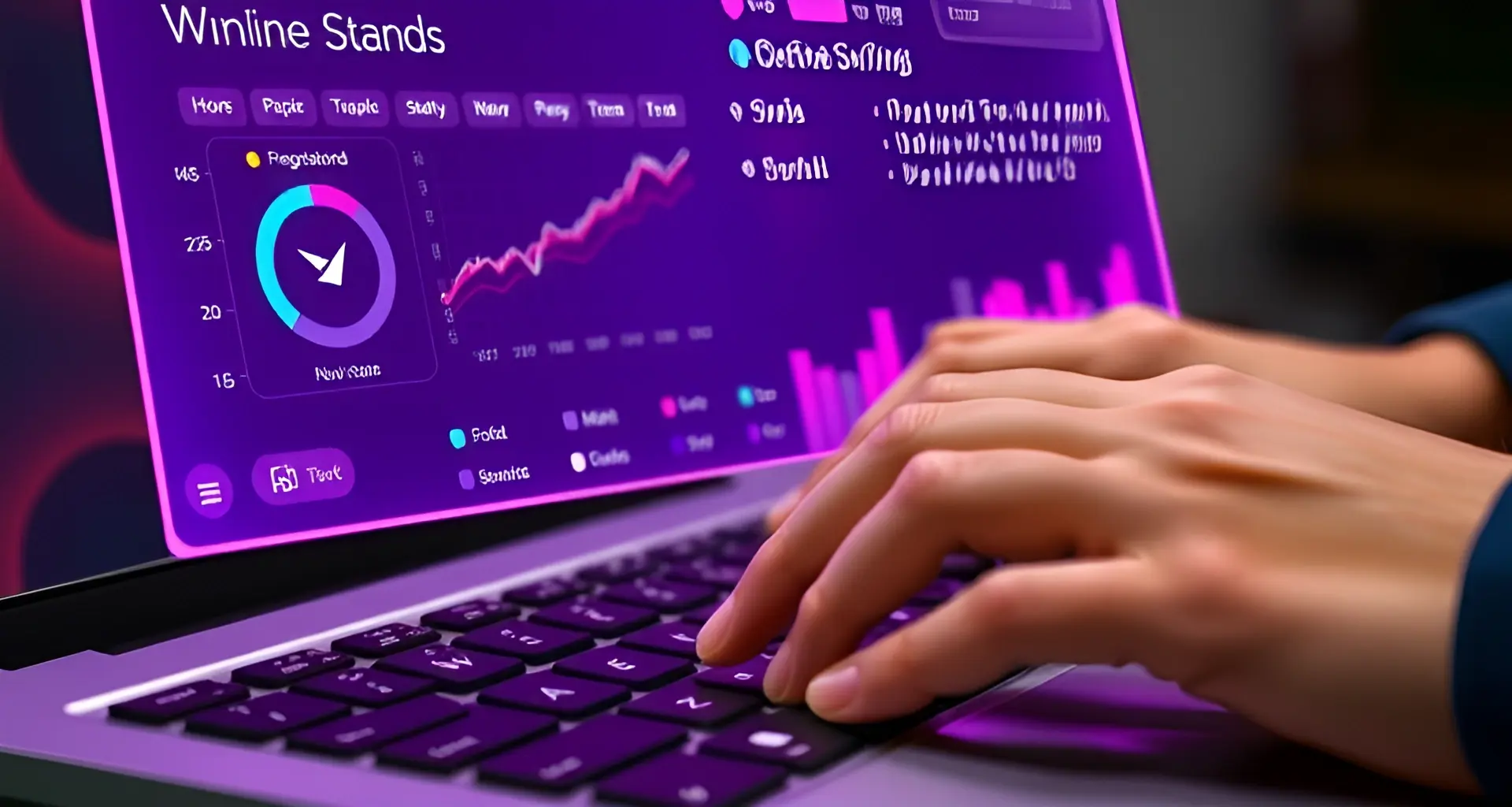 Certification badges including Gaming Labs International, ISO 27001, PCI DSS Level 1, and award logos displayed on premium gradient background